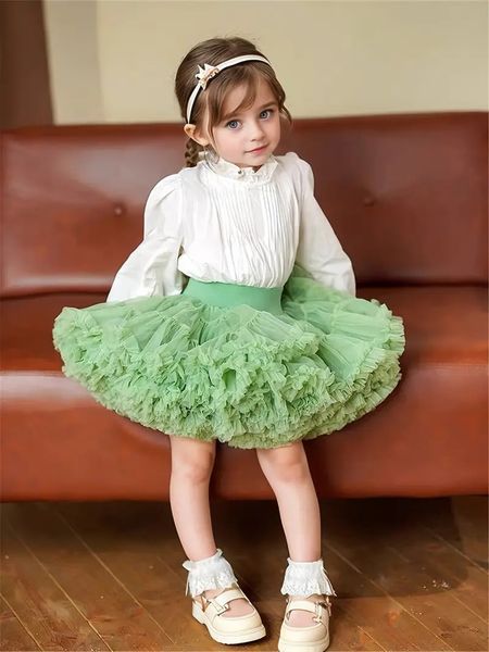 Пышная юбка Pettiskirt цвет Світло-зелена 026 фото