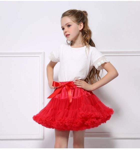 Пышная юбка Pettiskirt Красная 007 фото