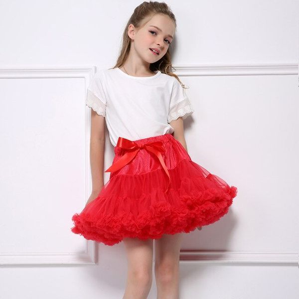 Пышная юбка Pettiskirt Красная 007 фото