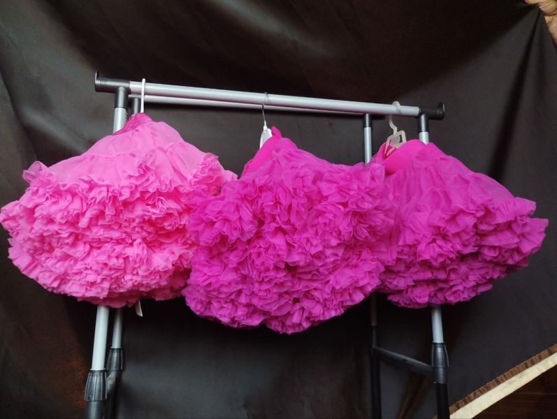 Пышная юбки Pettiskirt Фуксія 0117 фото